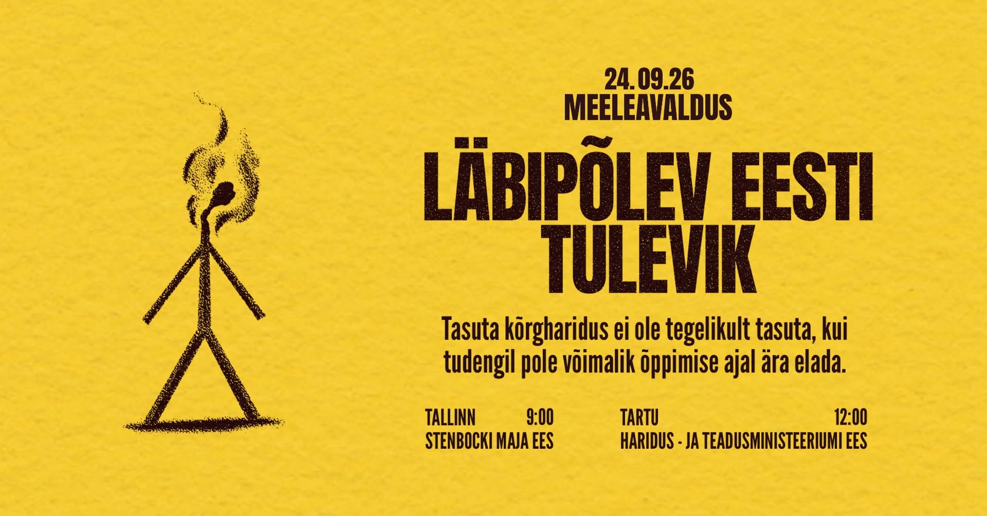 TALLINN: Meeleavaldus “LÄBIPÕLEV Eesti Tulevik”